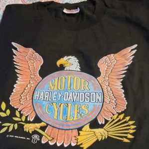 Vintage Harley Davidson T-shirt- size large